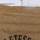 Old burlap bag "Letessier Minoterie"