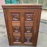 Vintage solid wood commode in Breton style