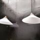Opaline cone pendants