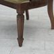 1950s, Danish easy chair, furniture velour, furniture mesh, oak wood.