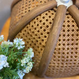 Vintage rattan pendant lamp