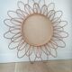 Miroir vintage en bambou 64cm