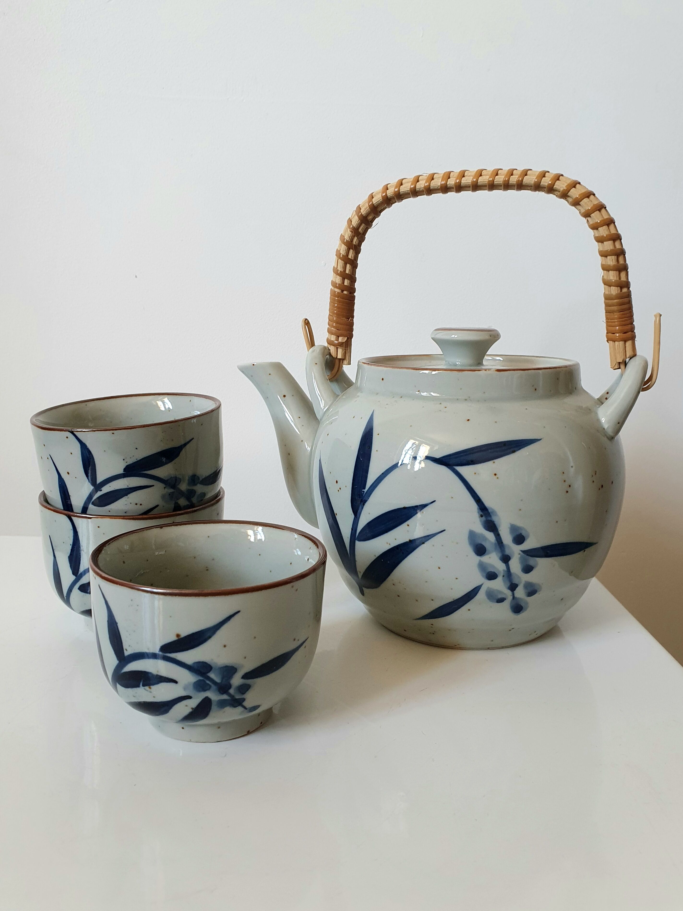Japanese ceramic tea set