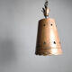 Brutalist copper pendant light, 1970s