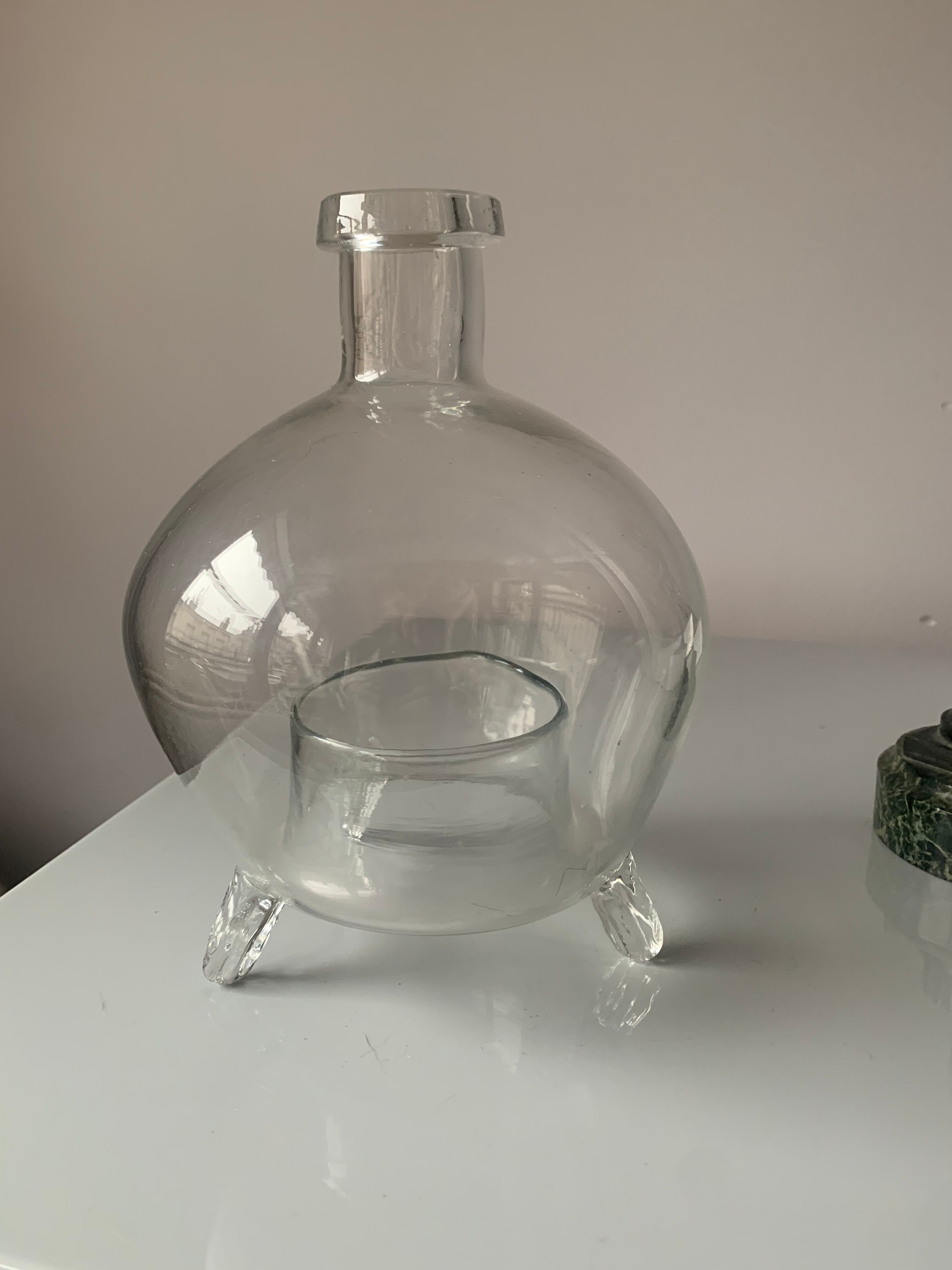 Old glass insect trap