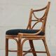 Chaise en bambou Roche Bobois 80's