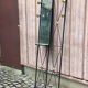 Mid-Century Modern wall coat rack from the 1950s.