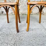 Pair of Baumann bistro chairs, circa 1950's
