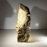 Marble bust/mask sculpture, Georg Glaser "Woman's Face" ca 1980