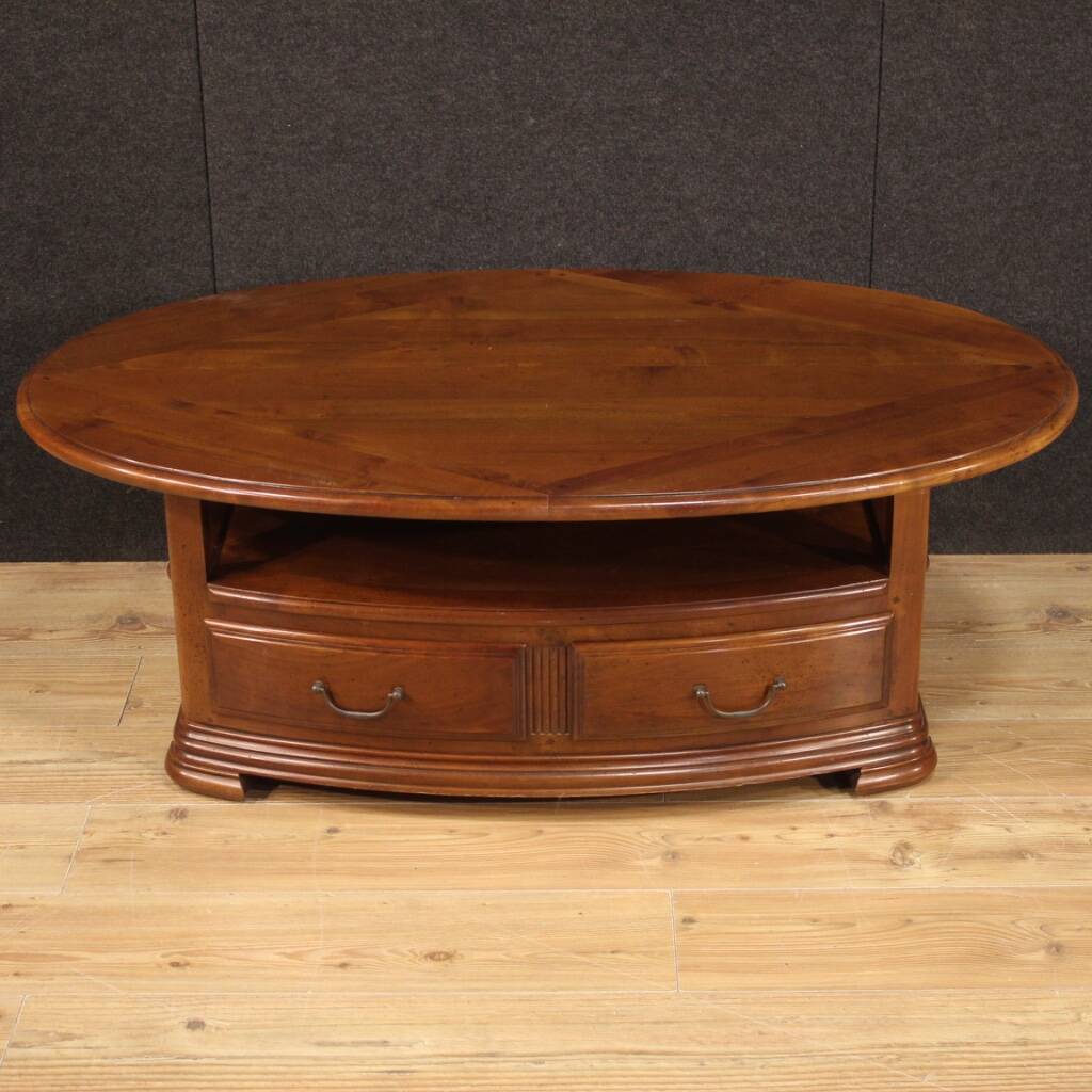 Table basse française en bois du XXe siècle