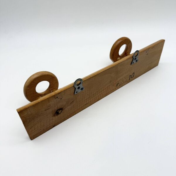 Porte-manteau « scandinave » bois clair – 1960s