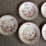 Series of 9 plates Iron Earth