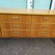 Vintage sideboard from the 50s and 60s in wood 245cm