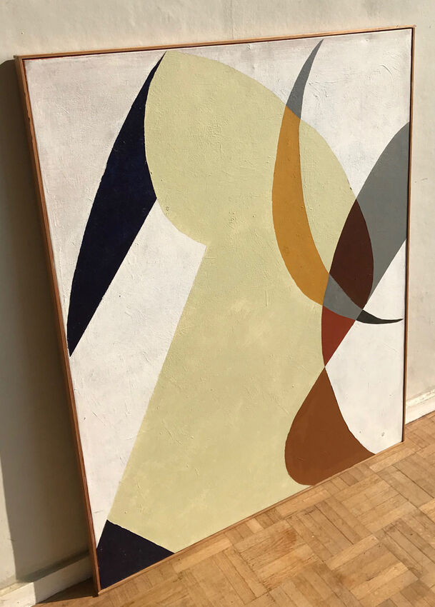 Abstract painting - oil on canvas - 93 x 74 cm