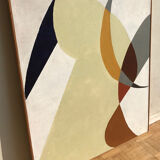 Abstract painting - oil on canvas - 93 x 74 cm