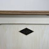 Large white oak craft bench