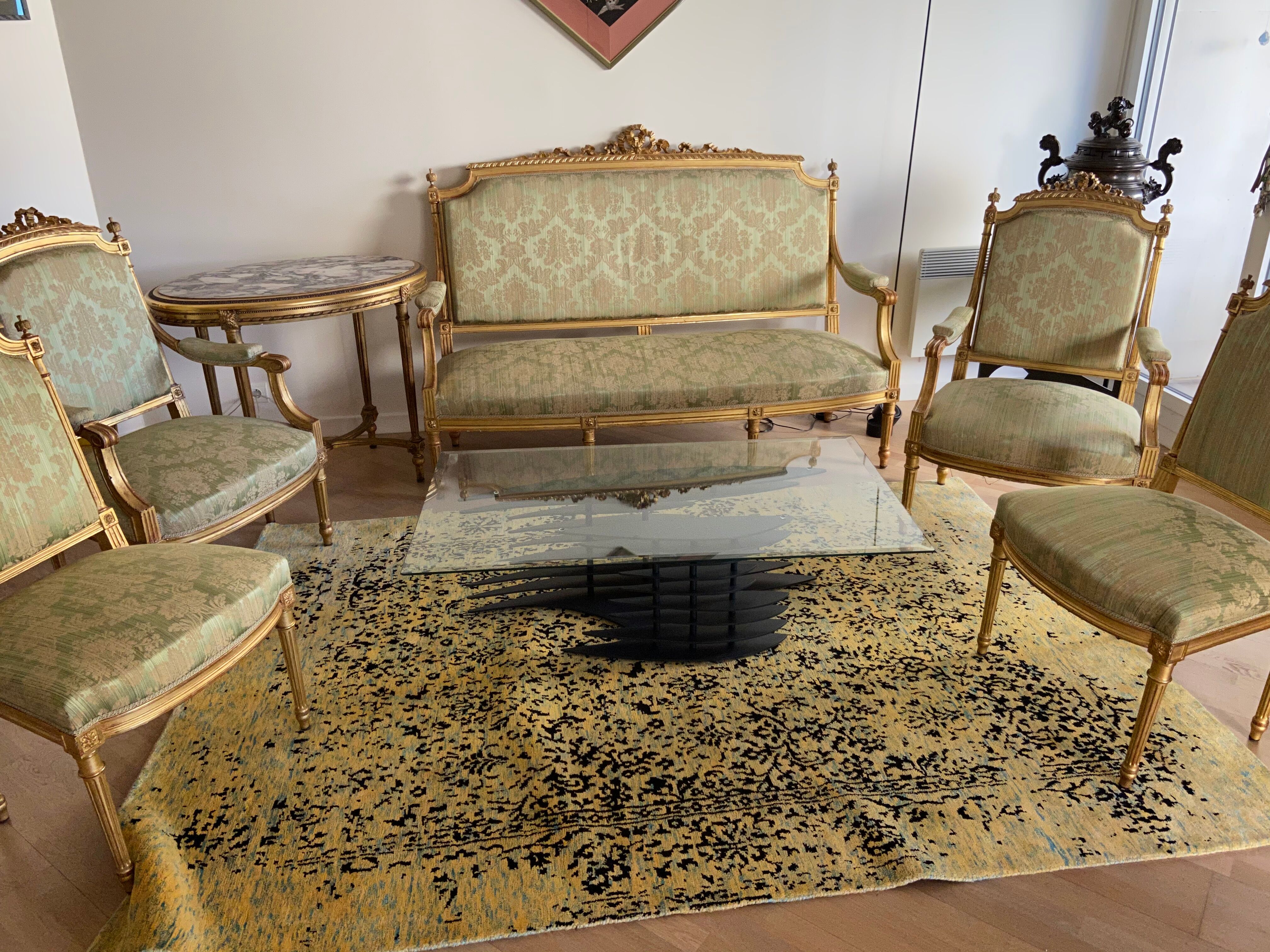 Napoleon III lounge set style louis XVI