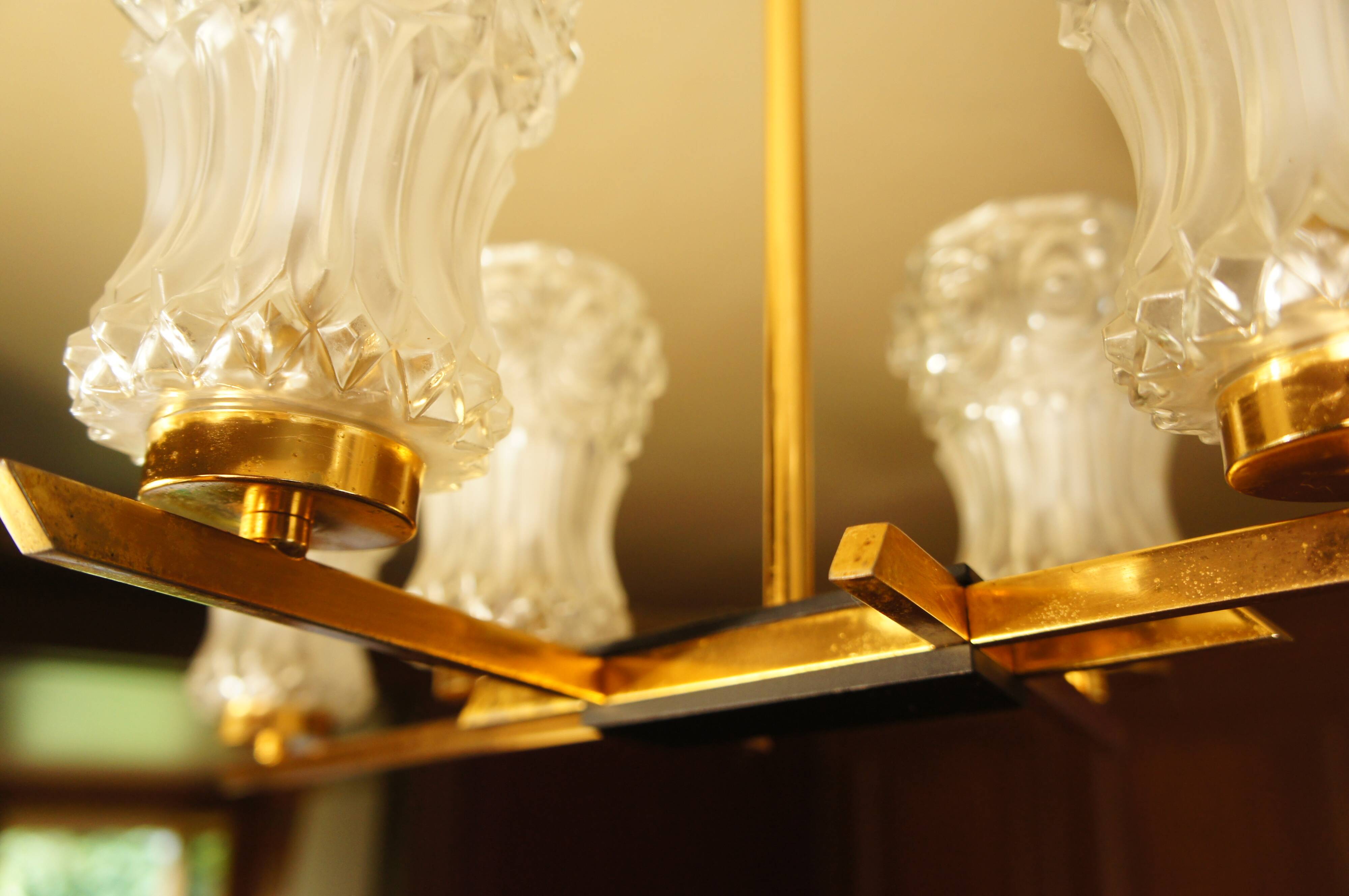 Chandelier 6 fires Maison Arlus