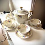 19th-century porcelain coffee/tea service - G. Boyer