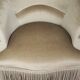 Velvet toad armchair