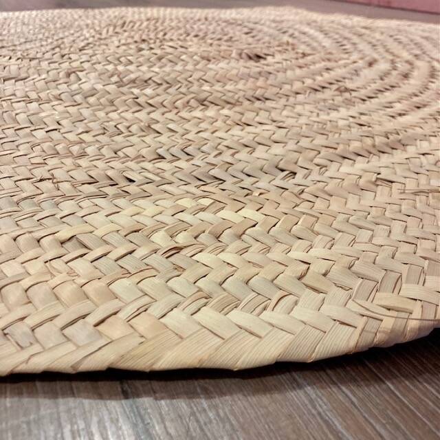 Round Natural Braided Rug