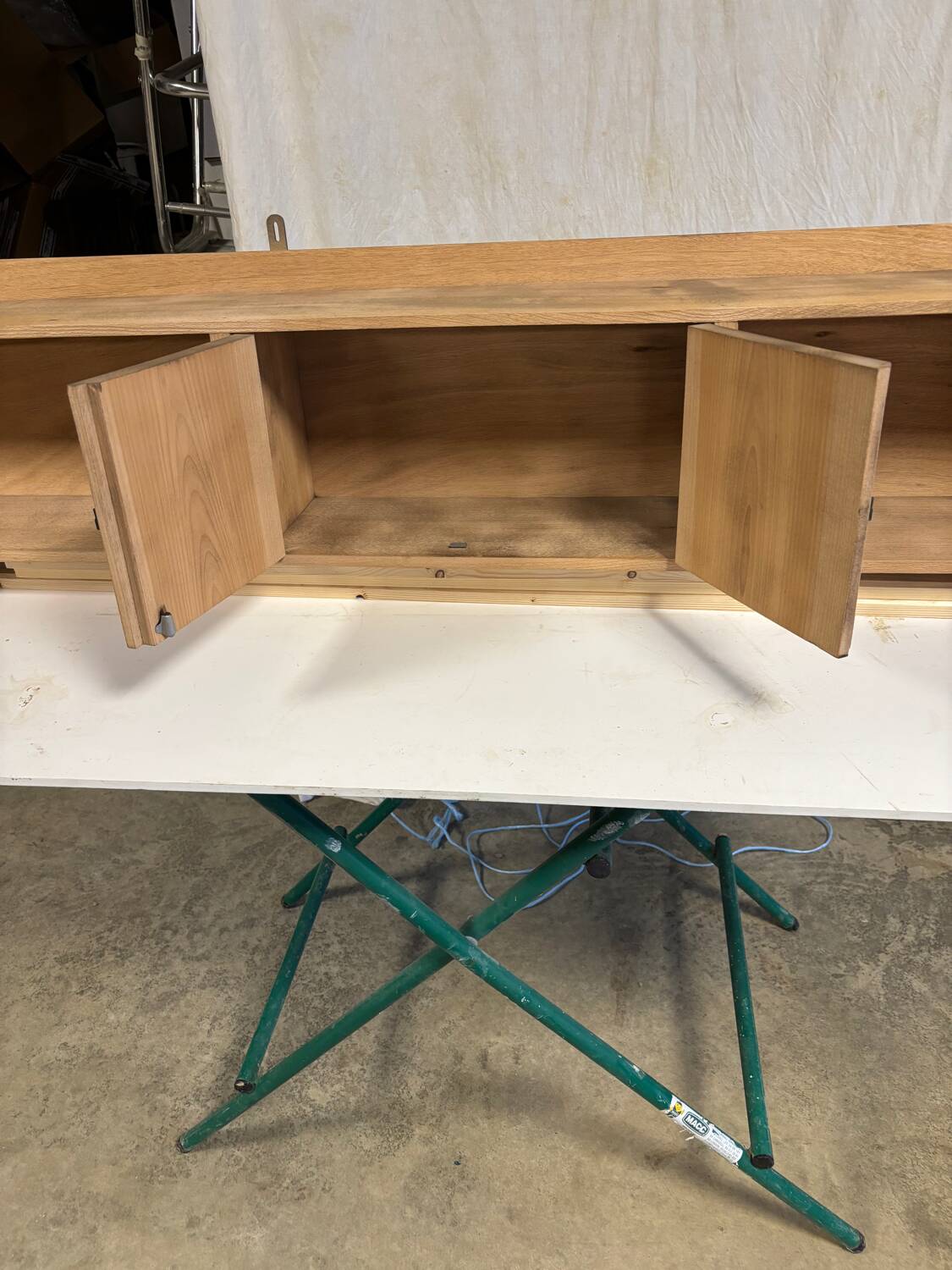 Vintage hanging shelf