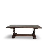A fine 18th Century French walnut dining table