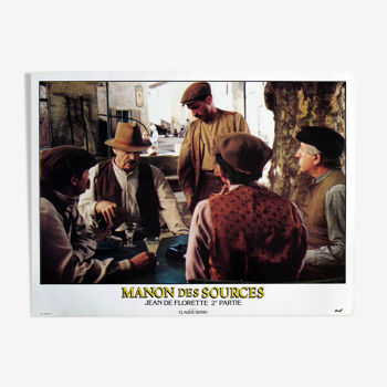 Poster cinema "Manon des Sources" Claude Berri