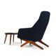 Illum Wikkelsø Lounge Chair for Mikael Laursen 1960s / New Upholstered!