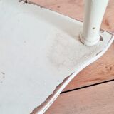 Old green patinated wooden shelf