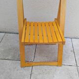 Chaise pliante vintage aldo jacober année 70