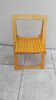 Vintage aldo jacober folding chair from the 70s