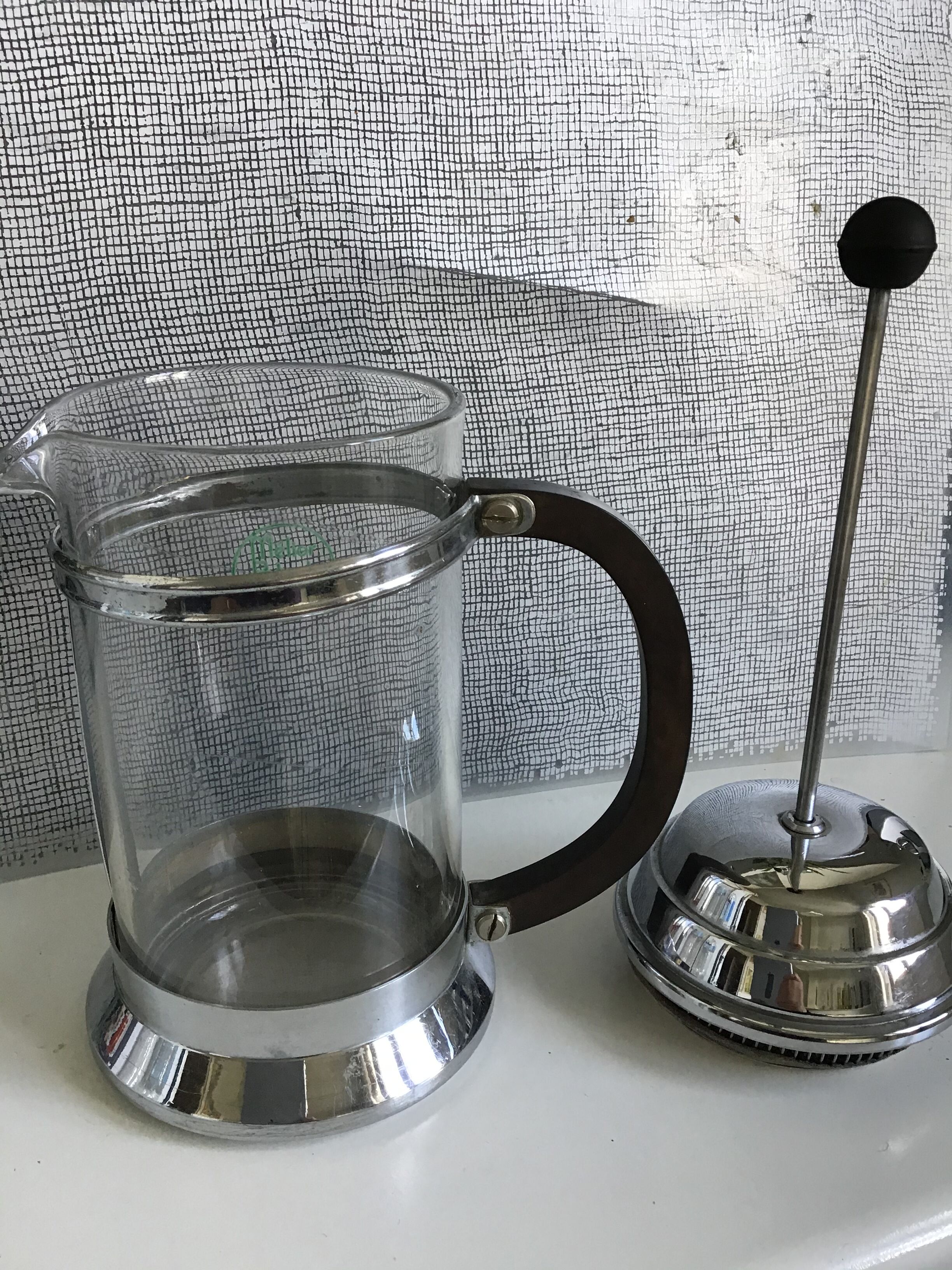 6/8 cup Melior piston coffee maker