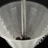 Rare Art Deco Ercole Barovier chandelier in  Murano glass. Italy 1940