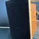 70s leather and wood pagoda lamps