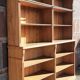 Pine bookcase (251 x 49 x height 288 cm)