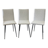 Trio of vintage chairs