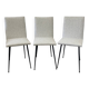 Trio of vintage chairs