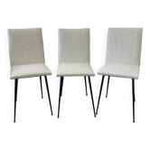 Trio de chaises vintage