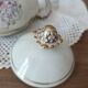 Porcelain teapot with floral and gold decoration, Old Royal Manufacture