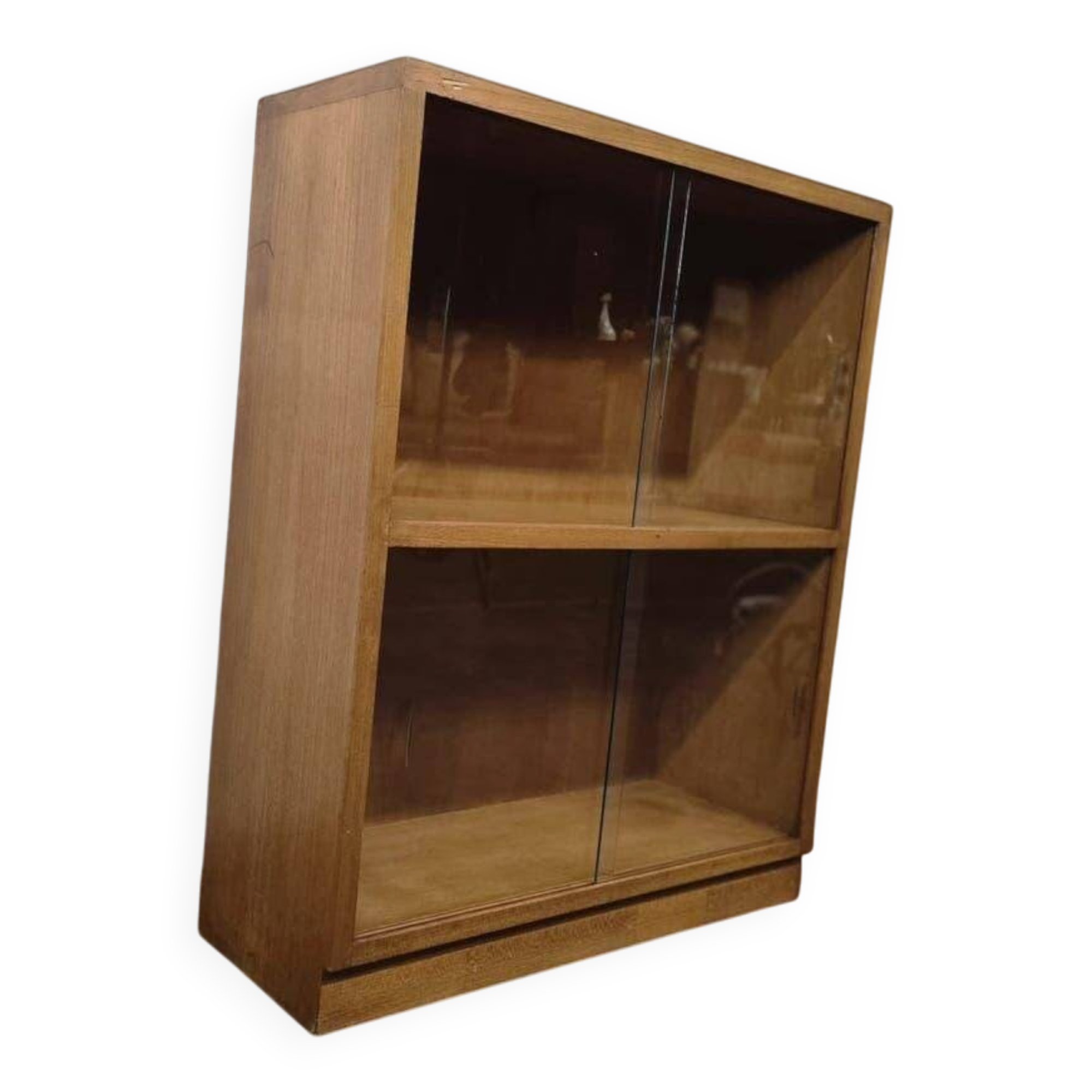 Vintage wooden mini shelf/display case/bookcase