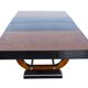 Expandable Art Deco Dining Table, Thuja Roots, Lacquered, France, circa 1930