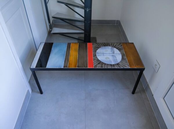 Table basse ''Soleil'' - Roger Capron - 1975