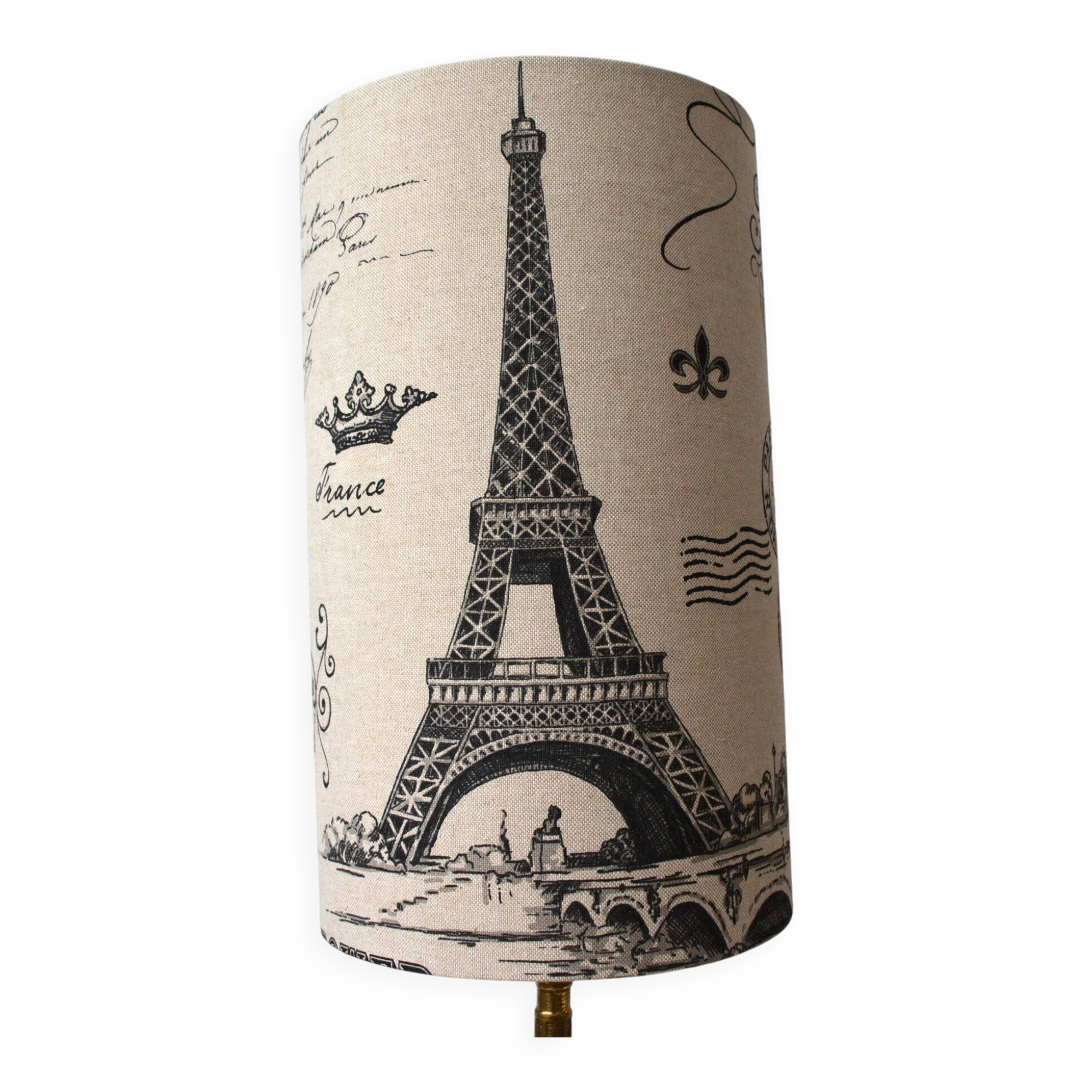 Lampshade with Eiffel Tower motif, Paris
