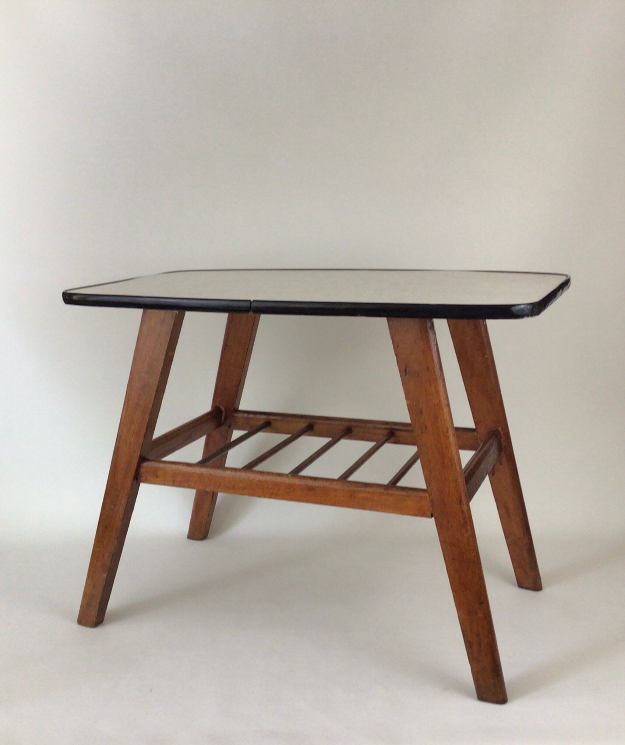 Formica coffee table and compass legs 1960