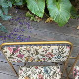 2 vintage Lafuma Chantazur folding chairs