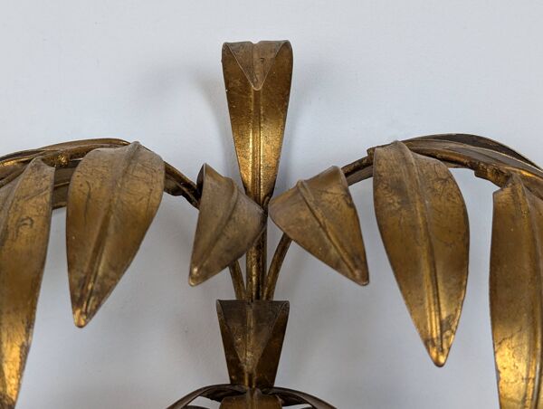 Applique feuilles dorées
