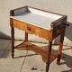 Vintage console hairdresser in walnut, Art Deco Louis Philippe style.