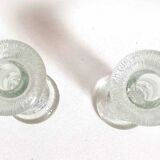 Pair of candlesticks Timo Sarpaneva for Littala 60s Height 14.5 cm