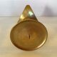 Tripod candlestick in brass